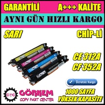 Hp Laserjet Pro Cp1025 Uyumlu Toner Sarı (Ce312A) N11.21523