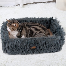 Kedi Scratcher Yatağı,çıkarılabilir Kartonlu Kedi Scratcher Kutusu,oluklu Mukavva Dikdörtgen Kedi Kazıma Salonu,mobilya Koruması İçin Büyük Kedi Kazıma Pedi Koyu Gri