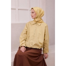 Belli İpek Eşarp - 4201-33 Sarı Twill
