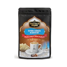 Hacı Halis Efendi İzmir Dibek Kahvesi 200 Gr Damla Sakızlı Yumuşak İçimli Doypack Öğütülmüş