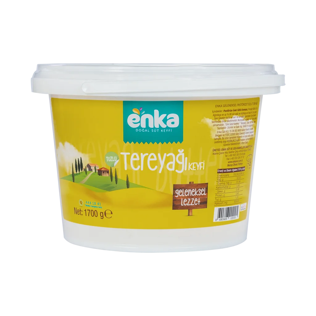 Enka Süt Tereyağı Tuzlu Kova 1700 G