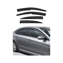 Opel Vectra C Sedan 2004-2010 Uyumlu Araca Özel Sport Style Akrilik Cam Rüzgarlığı Koyu 4 Parça