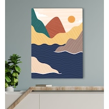Bk Gift Otel Odası Konseptli Kanvas Tablo 70x100cm-80