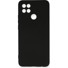 Newface - 604 - Oppo A15 Kılıf Nano İçi Kadife Silikon - Novapazr - - Siyah Sıyah