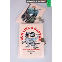 X Dekomus Lisanslı Jurassic World Kilitli Hatıra Defteri Tek Adet Diğer