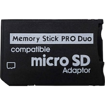 Sony Psp Memory Stick Pro Duo Adaptör Psp Hafıza Kartı Adaptör Mikro Sd Kart Çevirici