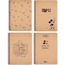 Keskin 16,5 X 22,5cm 80 Yaprak Kraft Karton Kapak Spiralli Defter Çizgili - Mickey Mouse 410133-69 Standart Keskin 16,5 X 22,5cm 80 Yaprak Kraft Karton Kapak Spiralli Defter Çizgili - Mickey Mouse 410133-69 Standart