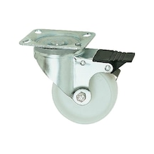 Poliamid Döner Frenli Teker 80 Mm Çok Renkli