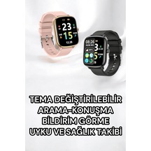 Titreşimli Sağlık Takipli Akıllı Saat 400mah Batarya Uczhk9mini2-1