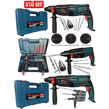 Schmıtzer 3'lü Set Sch-2603tu Pro 850 W Sds Plus Metal Şanzuman Profesyonel Darbeli Matkap Kırıcı Delici 26mm Hilti
