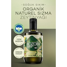 Organik Erken Hasat Soğuk Sıkım Zeytinyağı - İçimlik - Anne & Bebek & Çocuk - Dağ Havası 500ml