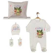 Pia Baby Gl 1903-04 Isme Özel Yastık Tulum Set