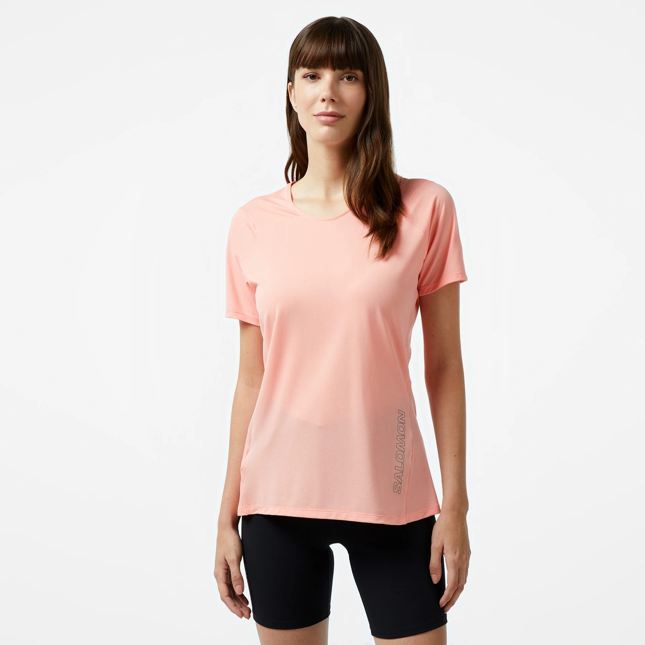 Salomon Aero Kadın Pembe Günlük T-shirt - Lc2153400 Pembe