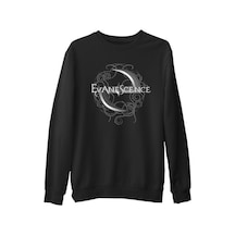 Evanescence - Logo Siyah Erkek Kalın Sweatshirt