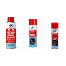 Susuz Motor Temizleyici + Multi Sprey + Lastik Parlatıcı