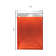 11X12 Kırmızı Lüx Metalize Paketi 50 Adet
