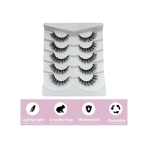 Cocosh She 5'li Doğal İpek Kirpik No:g04