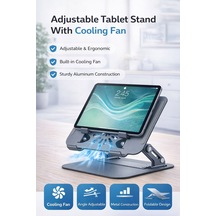 Honor Pad X7 8.7'' Uyumlu Fanlı Tablet Ve Laptop Standı