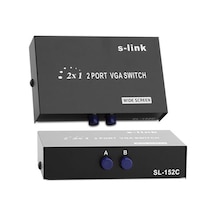 S-Lınk Sl-152C 2 Port  Vga Swıtch