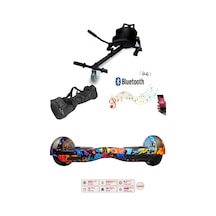 Citymate Elektrikli Kaykay Hoverboard Akıllı Denge 6.5 Inch + Hoverkart + Çanta Extrem Paket D26