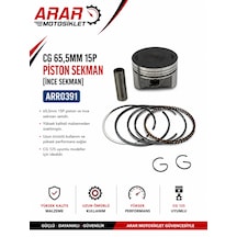 Cg 65,5mm 15p Piston Sekman İnce Sekman Arr0391