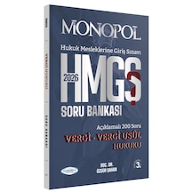 Hmgs Vergi Hukuku Vergi Usul Hukuku Soru Bankası 3. Baskı Monopol Yayınları