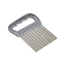 Finehome Tırtıklı Patates Dilimleyici Gri