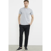 Sementa Beli Lastikli Dar Paça Pantolon - Siyah Siyah