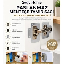 2 Adet Menteşe Tamir Seti Dolap Kapak Tamir Sacı