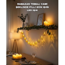 Ramazan Bayram Süslemesi İçin Led Işık Cami Figürlü Dekoratif Tasarım Diğer
