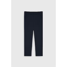 AC&Co / Altınyıldız Classics  Erkek Lacı Pamuklu Standart Fit Normal Kesim Beli Lastikli Cepli Pijama Altı Lacı Lacivert