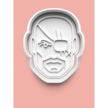 Nick Fury Figürü Kurabiye Kalıbı Ve Şeker Hamuru Kalıbı