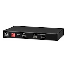 Hadron Hdx1431 Hdmı Splitter 8k 1 In 2 Out Siyah