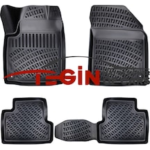 Jeep Cherokee Kl 2014-2019 Geometrik Desenli 3d Havuzlu Oto Paspas Siyah