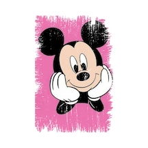 Mickey Mouse Tasarımlı Ahşap Poster Renkli - 645065877