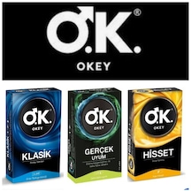 Okey Prezervatif Kondom Klasik - Gerçek Uyum - Hisset 3 X 10'lu