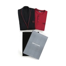 Pierre Cardin Erkek Çeyizlik Uzunkollu Pijama Ve Triko Sabahlık 3'lü Set Takım 001