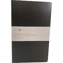 Fabio Ricci Elio 13X21 Sert Kapak Siyah Çizgili Defter 1044 Siyah