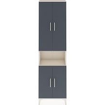 Arges Dolap 3 Raflı 4 Kapaklı Tek Askılı 60x30x221 Aytaşı-ant... Aytaşı