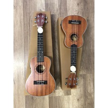 Puka Pk-21Eq Soprano Boy Maun Ağacı Kılıflı Elektro Ukulele