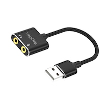 Veggieg V-K103 Usb 3.5 MM Kulaklık ve Mikrofon Girişli Ses Kartı