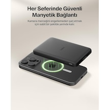 Boostcharge 5000 Mah İnce Manyetik Usb-c Power Bank, Siyah