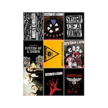 Metal Müzik Grupları - System Of A Down Çoklu Sticker Seti Diğer