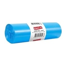 Jumbo Endüstriyel Çöp Torbası 10'lu 80x110 Cm, Dayanıklı & Sızdırmaz, Çift Katlı, Geri Dönüştürülebilir Çöp Poşeti, Fabrika, Şantiye,sanayi, Bahçe, Restoran, Otel, Hastane, Atölye, Depo
