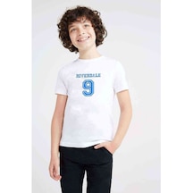 Riverdale 9 Baskılı Unisex Çocuk Beyaz Tshirt (534622613)