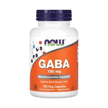Now Foods Gaba 750 Mg 100 Vegan Kapsül