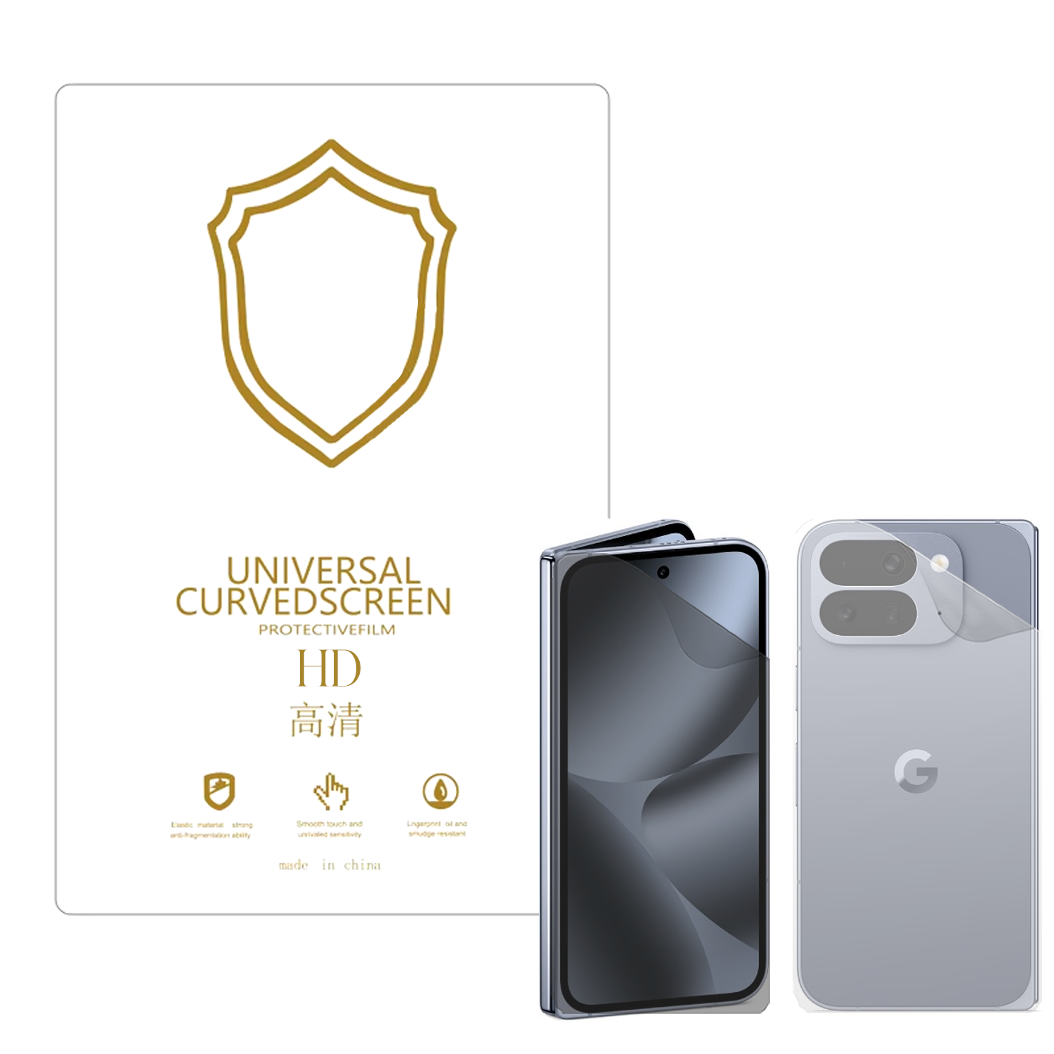 Microcase Google Pixel 10 Pro Fold İle Uyumlu Full Tpu Ön Arka Nano Koruma- Ekm103