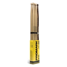 Promark Rebound 5b Hickory Drumstick, Eichelholzspitze, Firegrain 4er-pack