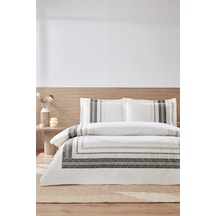 Özdilek Blend Çarşafı Lastikli Tek Kişilik Nevresim Takımı Krem