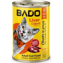 Bado Yetişkin Yaş Kedi Maması Ciğerli 400gr